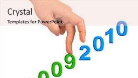  Presentation with stairs - Slides enhanced with 2010 isolated on white background background and a lemonade colored foreground