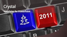  Presentation with keys - Presentation design enhanced with olive - dairy food feta white cheese background and a lemonade colored foreground