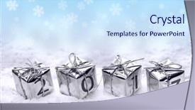  Presentation with title - Cool new presentation theme with 2012 title calendar backdrop and a sky blue colored foreground