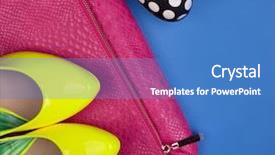  Presentation with bag - Presentation having 2013 - colorful high heels and snakeskin background and a teal colored foreground