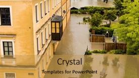  Presentation with flooding - Amazing presentation having 2013 linz austria inundation backdrop and a gold colored foreground