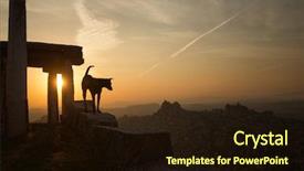  Presentation with india temple - Slide set featuring 2014 ancient temple with columns background and a wine colored foreground