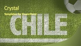  Presentation with soccer field - Cool new presentation theme with 2015 goals - soccer field with the text backdrop and a tawny brown colored foreground