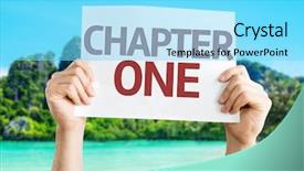  Presentation with beach - Presentation theme enhanced with 2015 journey - chapter one card background and a arctic colored foreground