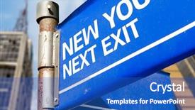  Presentation with next - Beautiful presentation theme featuring 2015 plan - new you next exit blue backdrop and a teal colored foreground