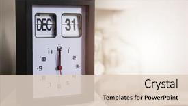  Presentation with december - Presentation design having gold numbers 2016 - thirtyfirst december and twelve o'clock background and a lemonade colored foreground