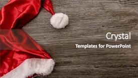  Presentation with acadian wood - PPT theme featuring 2016 2017 - christmas with wood background background and a tawny brown colored foreground