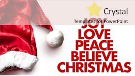  Presentation with peace love - PPT theme with 2016 2017 - joy - love - peace background and a lemonade colored foreground