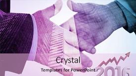  Presentation with graphic - Beautiful PPT layouts featuring 2016 graphic against composite image backdrop and a lavender colored foreground