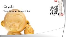  Presentation with chinese new year - Beautiful presentation design featuring 2016 is year backdrop and a white colored foreground