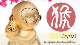  Presentation with stamps - Presentation design featuring 2016 is year background and a lemonade colored foreground