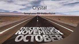  Presentation with october - PPT layouts having 2016 new year - october november december written background and a light gray colored foreground