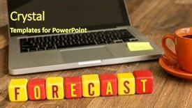  Presentation with forecast - Theme with 2016 planning - forecast written on a wooden background and a wine colored foreground