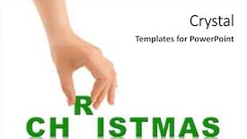  Presentation with white christmas - Beautiful slide set featuring 2016 strategy - hand and word christmas isolated backdrop and a white colored foreground