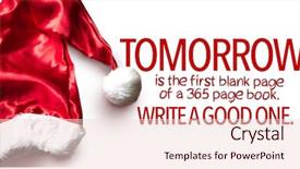  Presentation with page - Beautiful theme featuring 2016 strategy - tomorrow is the first blank backdrop and a lemonade colored foreground