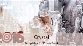  Presentation with election 2016 - Beautiful PPT layouts featuring 2016 with target against composite backdrop and a lemonade colored foreground