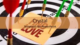  Presentation with find - Colorful slide deck enhanced with 2017 goals - find love backdrop and a gold colored foreground