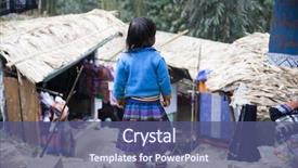  Presentation with ethnic minority - Amazing presentation design having 2017 unidentified ethnic hmong minority backdrop and a ocean colored foreground