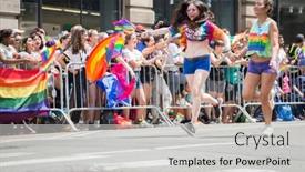  Presentation with rainbow pride - 