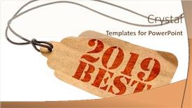  Presentation with 2019 - Amazing slide deck having 2019-best-sign-a-paper backdrop and a cream colored foreground