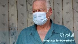  Presentation with novel - Presentation theme having 2019-novel-coronavirus-2019-ncov background and a ocean colored foreground