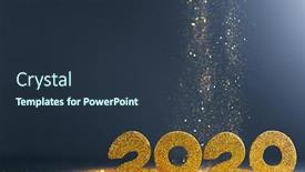  Presentation with luxury - Slide set consisting of year luxury design concept gold background and a tawny brown colored foreground