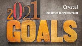  Presentation with resolutions - Beautiful PPT theme featuring 2021-goals-new-year-resolutions backdrop and a gray colored foreground
