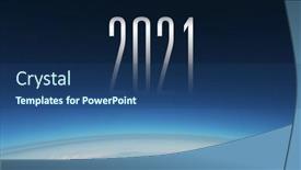 Presentation with 2021 - Presentation design with 2021-new-year-in-space background and a ocean colored foreground