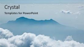  Presentation with tamil - Amazing presentation theme having 21st century - mountains in clouds kodaikanal tamil backdrop and a light blue colored foreground