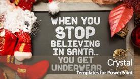  Presentation with december - PPT layouts having 25th december - blackboard with the text when background and a violet colored foreground