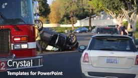  Presentation with distracted driving - Presentation theme having 3-25-2017-lake-forest background and a tawny brown colored foreground