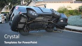  Presentation with distracted driving - Colorful slide set enhanced with 3-25-2017-lake-forest backdrop and a ocean colored foreground