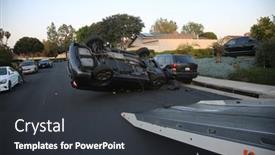  Presentation with distracted driving - Audience pleasing slide set consisting of 3-25-2017-lake-forest backdrop and a dark gray colored foreground