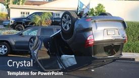  Presentation with distracted driving - Slide set with 3-25-2017-lake-forest background and a tawny brown colored foreground