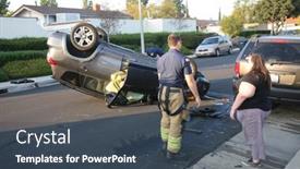  Presentation with distracted driving - Audience pleasing presentation design consisting of 3-25-2017-lake-forest backdrop and a ocean colored foreground