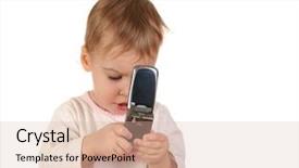  Presentation with preterm baby - Amazing theme having 3 act - baby with phone 3 backdrop and a  colored foreground