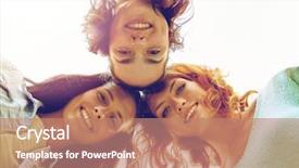  Presentation with weekend - Audience pleasing slide deck consisting of 3 circles - vacation weekend leisure and friendship backdrop and a coral colored foreground