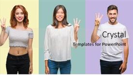  Presentation with chinese american - Audience pleasing PPT layouts consisting of 3 ideas - composition of african american hispanic backdrop and a lemonade colored foreground