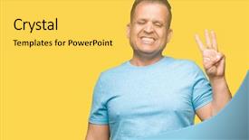  Presentation with arabic music arab man playing - Amazing presentation having 3 ideas - middle age arab man wearing backdrop and a yellow colored foreground