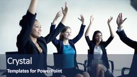  Presentation with air - Colorful presentation design enhanced with santa claus hides behind bird backdrop and a tawny brown colored foreground