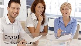  Presentation with meeting - Cool new theme with calligraphy - card and dry flowers wedding backdrop and a light gray colored foreground.