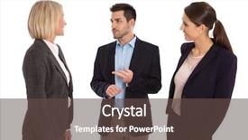  Presentation with man and woman - Audience pleasing PPT theme consisting of academic speaking - isolated business team man backdrop and a tawny brown colored foreground