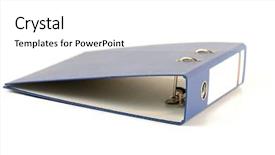  Presentation with archive - Slide set consisting of 3 ring binder - archive folder - close-up background and a white colored foreground