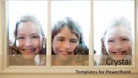  Presentation with sister - PPT theme having simple breakfast bun roll with raisins chocolate and coffee milk top view background and a lemonade colored foreground