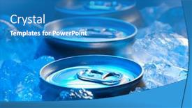  Presentation with beverage - Theme enhanced with 3-top-of-drink-tin background and a teal colored foreground