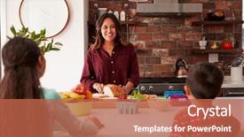  Presentation with crackers school lunch - Cool new presentation theme with 3 year planning - mother making school lunches backdrop and a red colored foreground