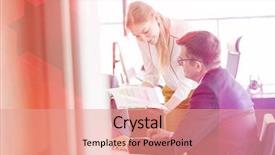  Presentation with book curved into heart - PPT theme with 3 year planning - young businesswoman showing book background and a  colored foreground