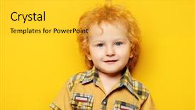  Presentation with old clothes - Cool new presentation theme with 3 years - portrait of a small three backdrop and a yellow colored foreground