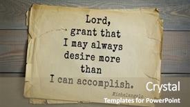  Presentation with michelangelo - Slide set featuring 30 aphorism by michelangelo - italian background and a coral colored foreground