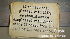  Presentation with michelangelo - Slide deck with 30 aphorism by michelangelo - italian background and a  colored foreground